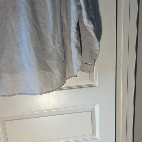 Matchstick linen top grey XXL NWT lightweight workwear relaxed neutral office - Picture 10 of 15